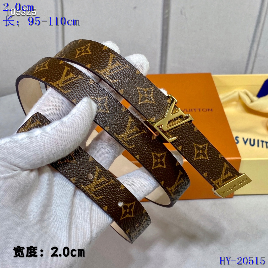 LV Belts 2.0 cm Width 005